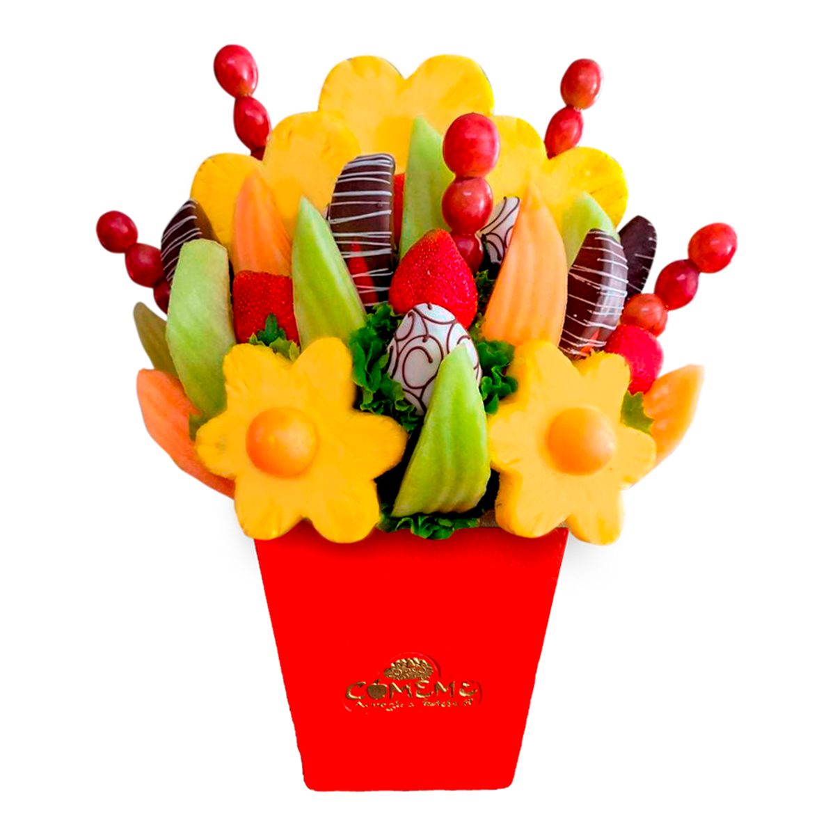 Corazón De Celebración - Arreglo Frutal Comeme - Comeme